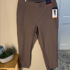Modern Ambition high rise brown travel pants